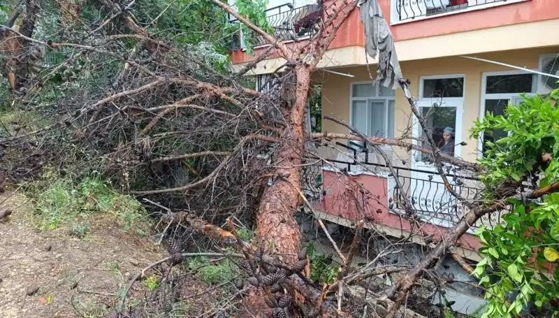 Yağmurdan Kaçış Yok: Bina Düşmesi Şehirde Şok Yarattı