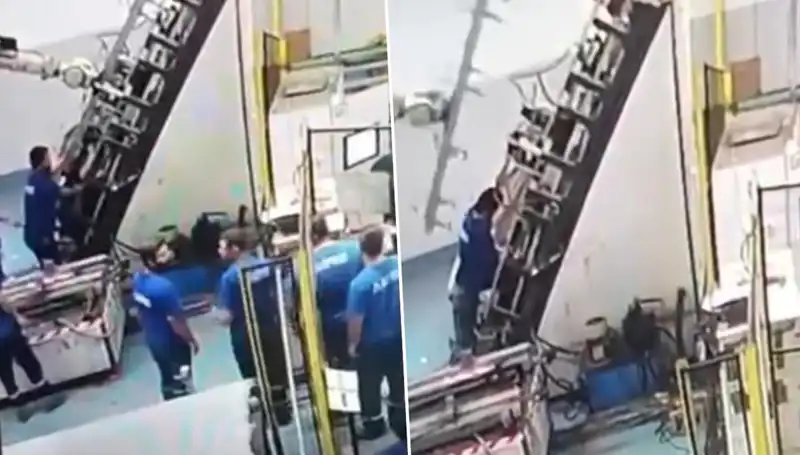 Fabrikada Feci Kaza: Makine Sırtına Saplandı, Çalışan Yaralı