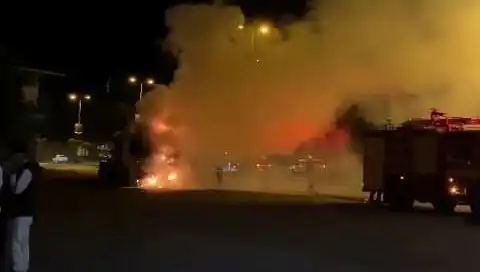 Zonguldak'ta Seyir Halindeki TIR Alev Alev Yandı, Trafik Durdu!
