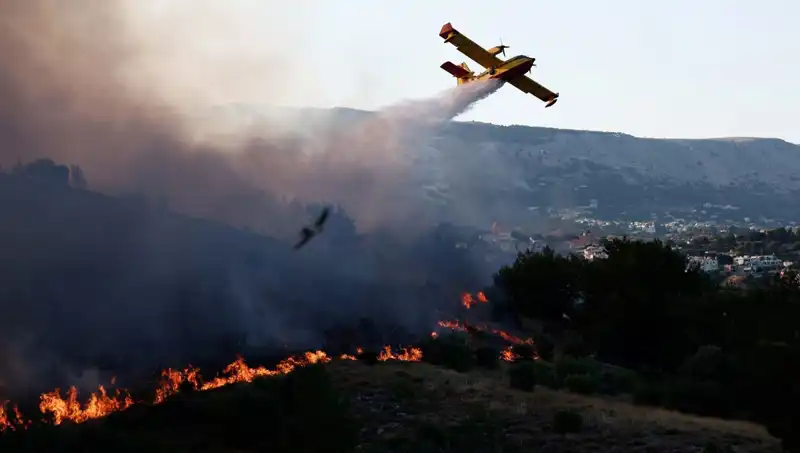 Sakız Adası'ndaki Orman Yangını Kontrol Altına Alındı, Yaralar Sarılıyor